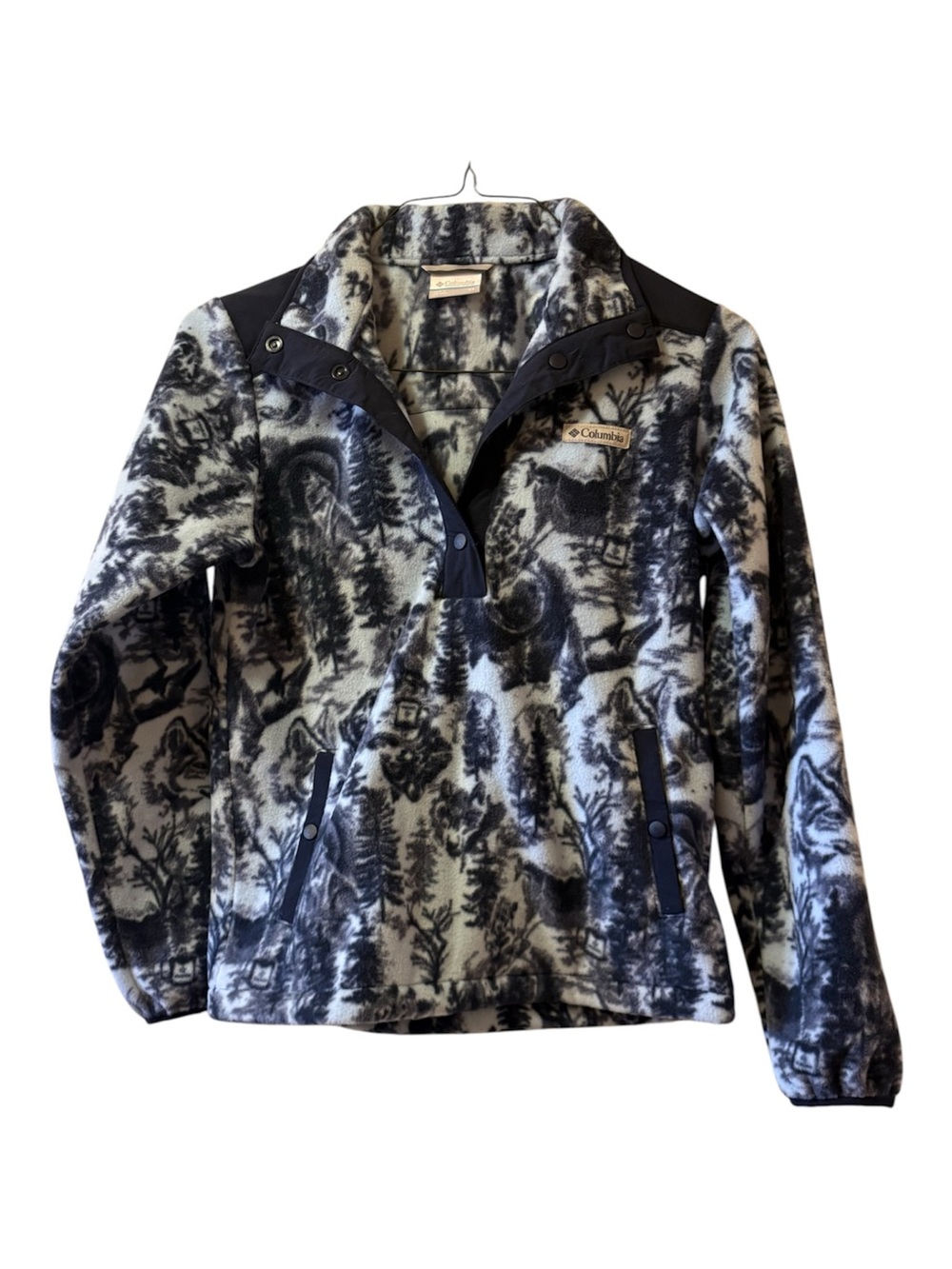 NWT Columbia Benton Springs Wilderness Print Fleece size XS